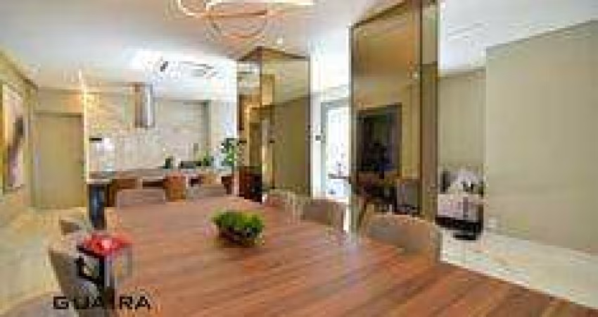 Apartamento Alto do Ipiranga com 125 m², 3 suítes, cozinha, sala com varanda, lavanderia, 2 vagas. Lazer completo com piscina, espaço gourmet.