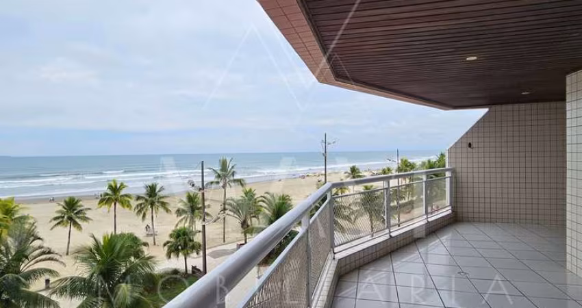 Apartamento frente com vista mar em Vila Assunção, Praia Grande/SP