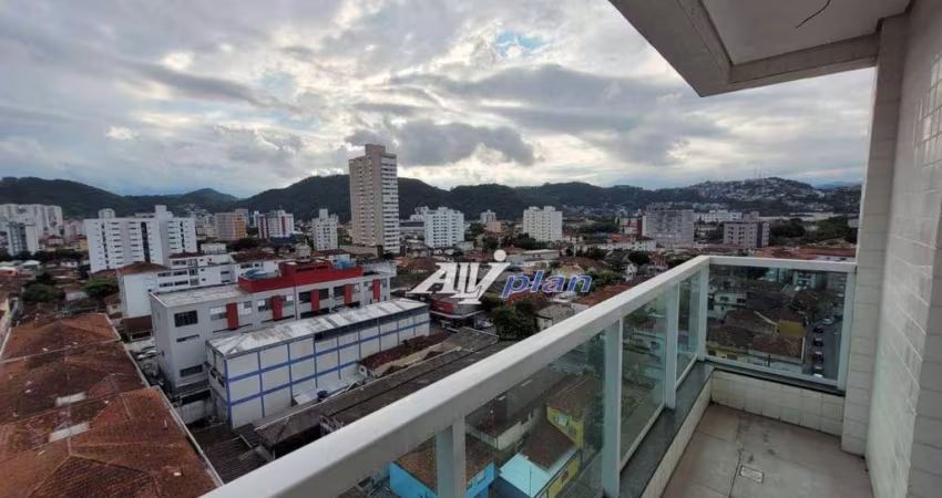 Apartamento com 2 dormitórios à venda por R$ 580.000,00 - Campo Grande - Santos/SP