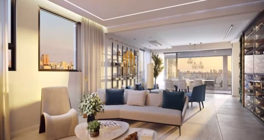 Condominio Unlimited Homes na Vila Olimpia, Apartamento de 217m² com 4 suítes, 3 vagas.