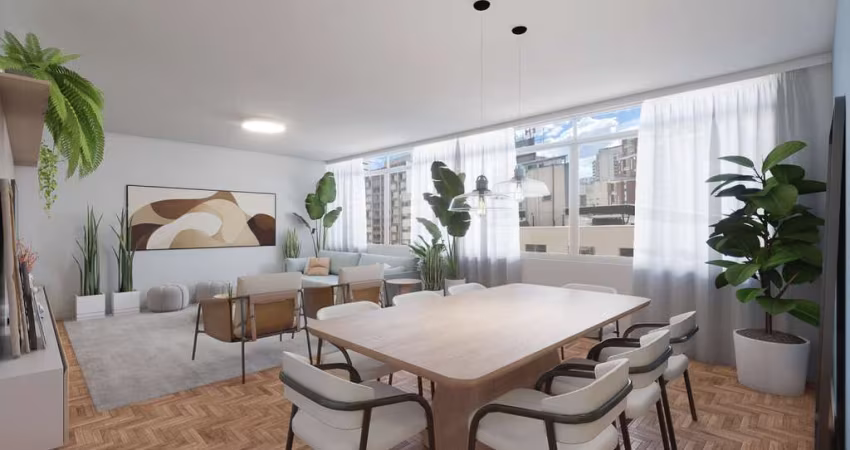 EDIFÍCIO FRANCISCO CANDREVA EM PARAÍSO, APARTAMENTO DE 155M², 3 QUARTOS (2 SUÍTES) E 2 VAGAS