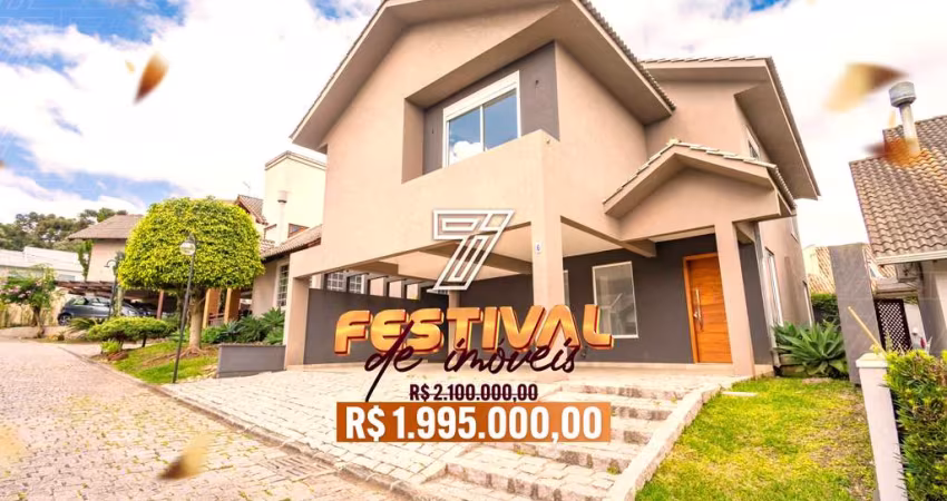 Casa em condomínio fechado com 4 quartos à venda na Rua Altair Probst, 477, Santa Felicidade, Curitiba