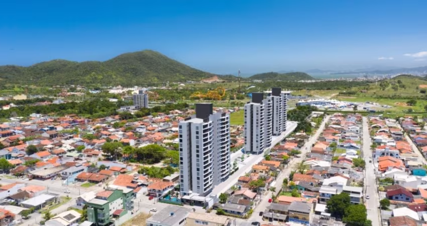 Apartamento com 3 dormitórios 2 vagas de garagens e área e lazer completa na terra do Parque Beto Carrero