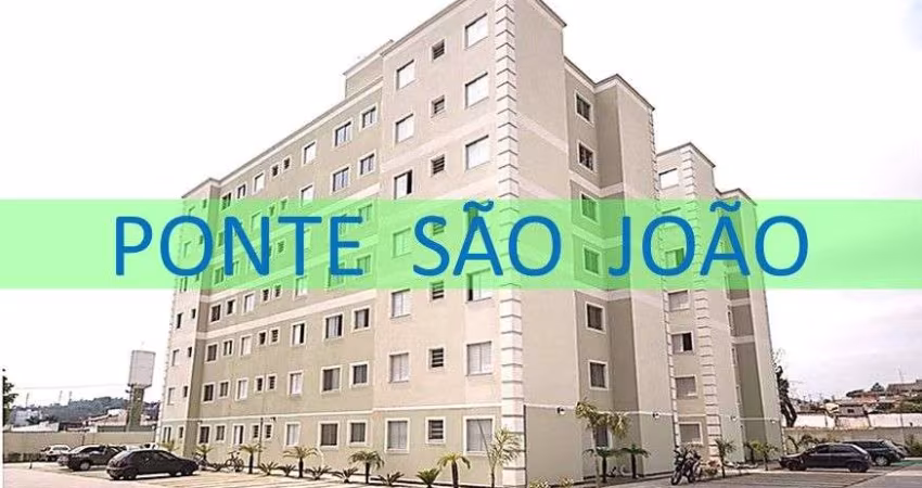 APARTAMENTO COM 56M² PARA LOCAÇÃO COM 2 DORMITÓRIOS - BAIRRO PONTE SÃO JOÃO EM JUNDIAÍ / SP