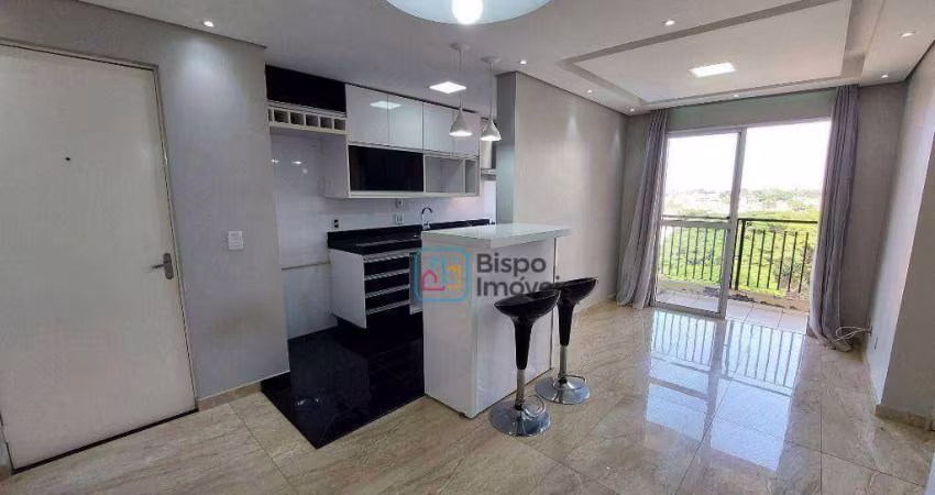 Apartamento com 2 dormitórios para alugar, 50 m² por R$ 2.619,50/mês - Jardim Nossa Senhora do Carmo - Americana/SP