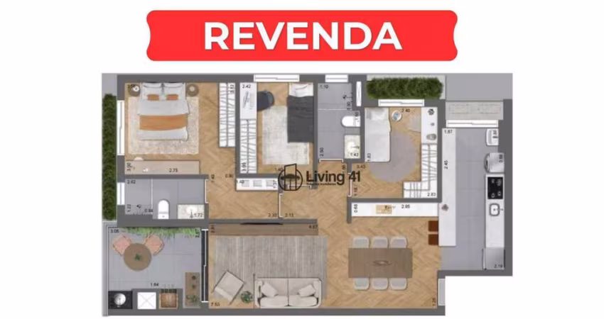 OPORTUNIDADE RARA! Apartamento em REVENDA no Croma – Última chance antes da entrega