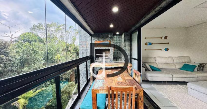 Apartamento com 3 dormitórios para alugar, 104 m² por R$ 1.950/dia - Riviera de São Lourenço - Bertioga/SP