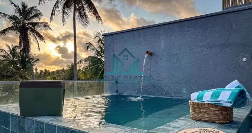 Casa Duplex com Rooftop e Piscina a 200 metros da Praia do Riacho - São Miguel dos Milagres - Alagoas
