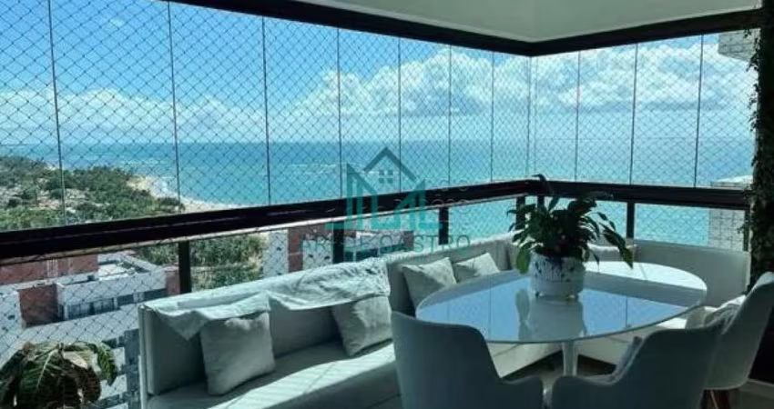 Apartamento Nascente com 2 Quartos, Mobiliado com Vista Mar da Praia de Guaxuma - Maceió Alagoas