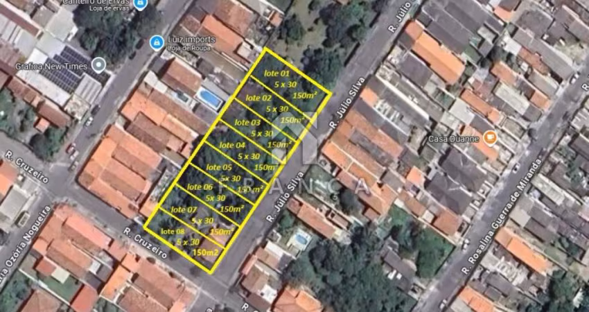 Terreno de 150 m² no Bairro Cidade Salvador, em Jacareí - Ótima Localização!