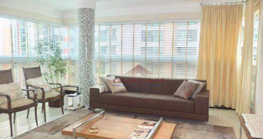 Apartamento mobiliado  para alugar, 169 m² por R$ 8.770/mês - Jardim - Santo André/SP