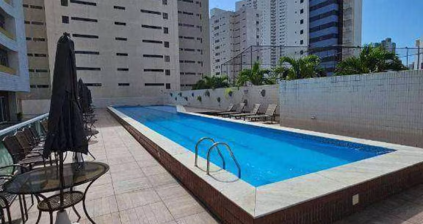 Apartamento com 3 dormitórios para alugar, 92 m² por R$ 4.000,07/mês - Brisamar - João Pessoa/PB
