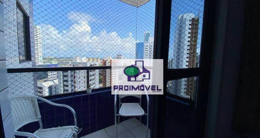 Apartamento com 3 dormitórios à venda, 66 m² por R$ 440.000,00 - Boa Viagem - Recife/PE