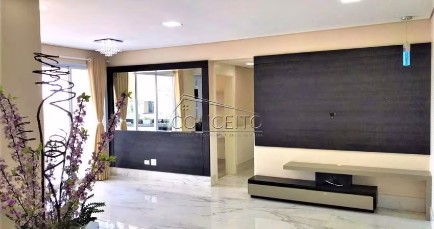 Apartamento à venda no Edifício Bellágio com 131 m² | 3 dormitórios, sendo 2 suítes e 2 vagas de garagem.