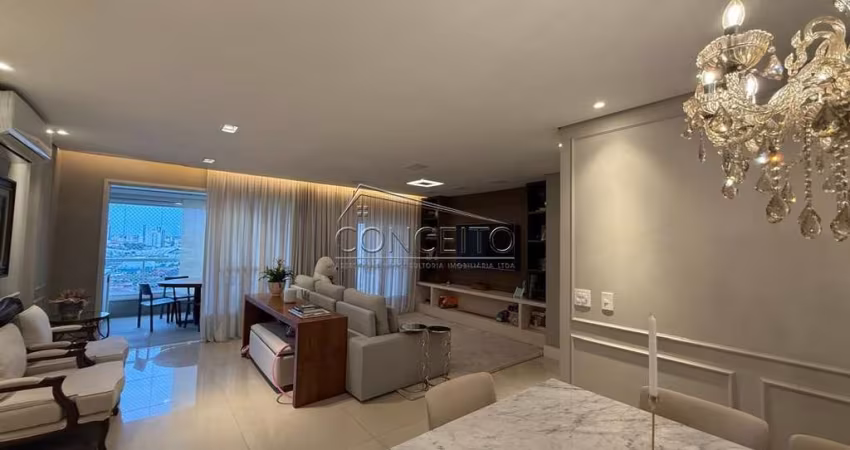 Apartamento à venda no Edifício Monteiro Lobato com 149 m² | 3 suítes, varanda gourmet e 3 vagas de garagem.
