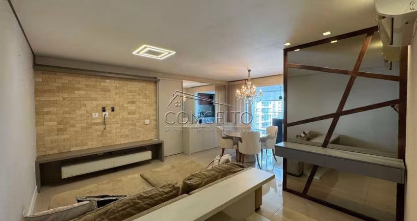 Apartamento semi-mobiliado à venda no Edifício Bellagio com 131 m² | 3 dormitórios, sendo 1 suíte e 2 vagas de garagem