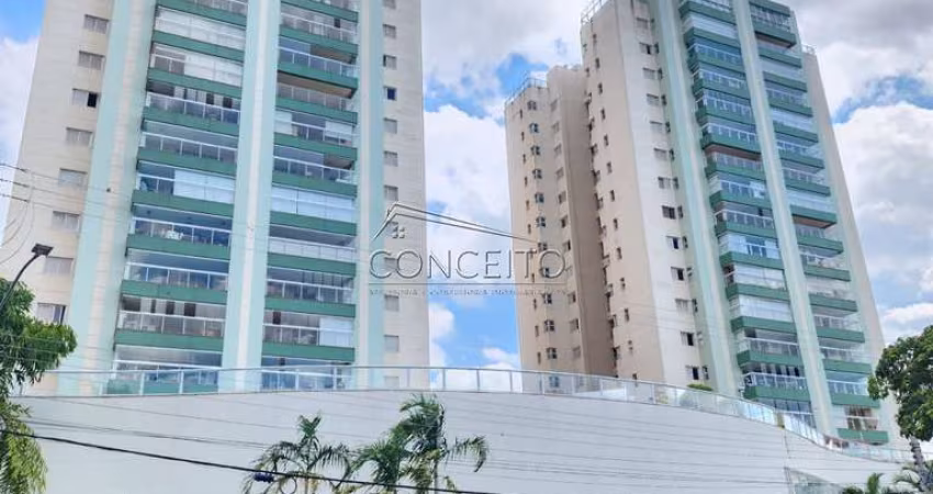 Apartamento à venda no Edifício Vitrallis em Araras-SP com 132,80 m² | 3 suítes, varanda gourmet e 2 vagas de garagem.