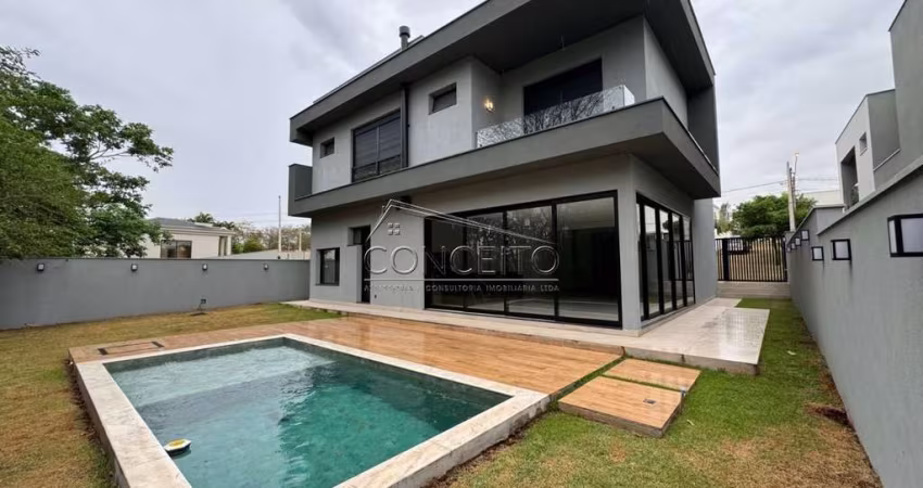 Sobrado em construção à venda no Condomínio Alphaville Piracicaba com 330m² | 3 suítes e 4 vagas de garagem.