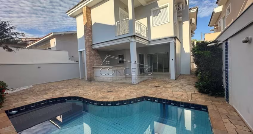 Sobrado no condomínio Terras de Piracicaba com 270m² | 4 dormitórios sendo 2 suítes e 4 vagas de garagem.