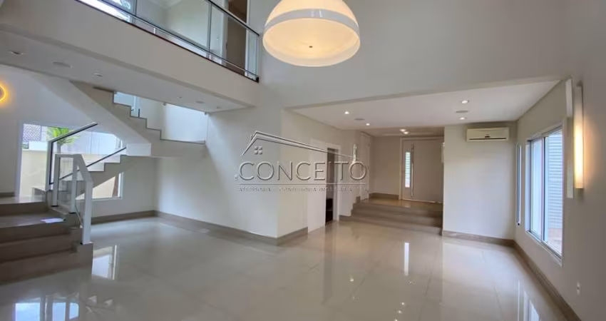 Sobrado de alto padrão à venda no Condomínio Terras de Piracicaba com 480,99 m² | 4 suítes com closet e 6 vagas de garagem