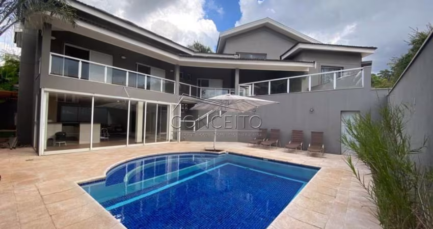 Casa alto padrão à venda no Condomínio Residencial Monte Alegre com 600 m² | 5 dormitórios, sendo 4 suítes e 6 vagas de garagem.