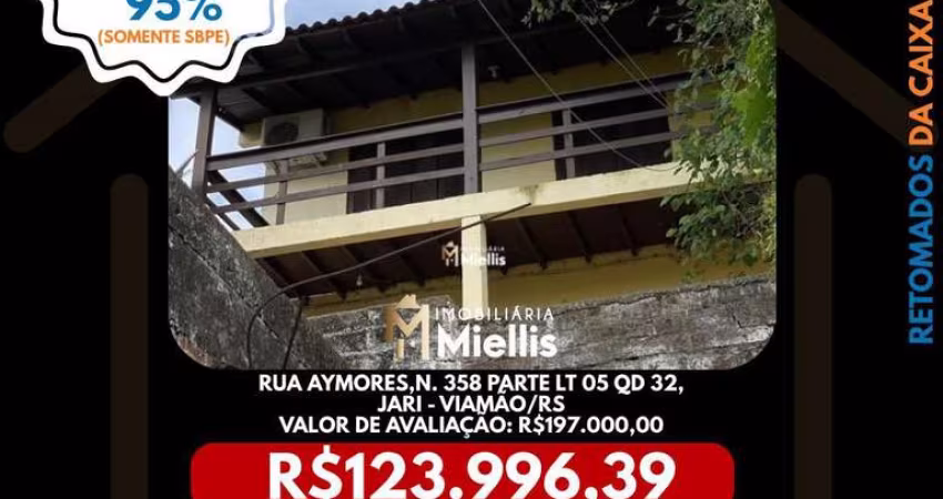 Imóvel Retomado CAIXA no bairro JARI em Viamão - OPORTUNIDADE ÚNICA!