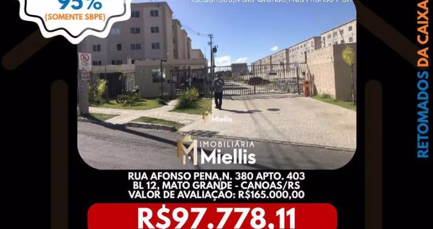 Imóvel Retomado CAIXA no bairro MATO GRANDE em CANOAS - OPORTUNIDADE ÚNICA!