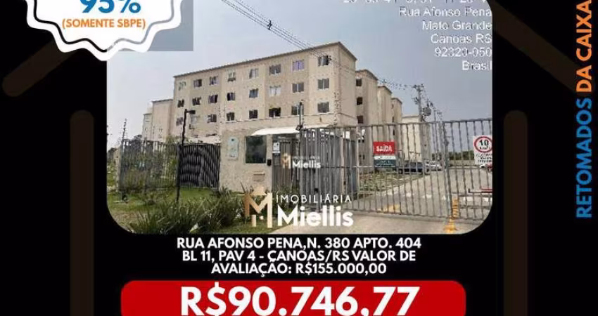 Imóvel Retomado CAIXA no bairro MATO GRANDE em CANOAS - OPORTUNIDADE ÚNICA!