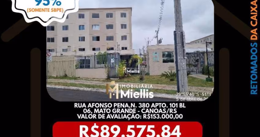 Imóvel Retomado CAIXA no bairro MATO GRANDE em CANOAS - OPORTUNIDADE ÚNICA!