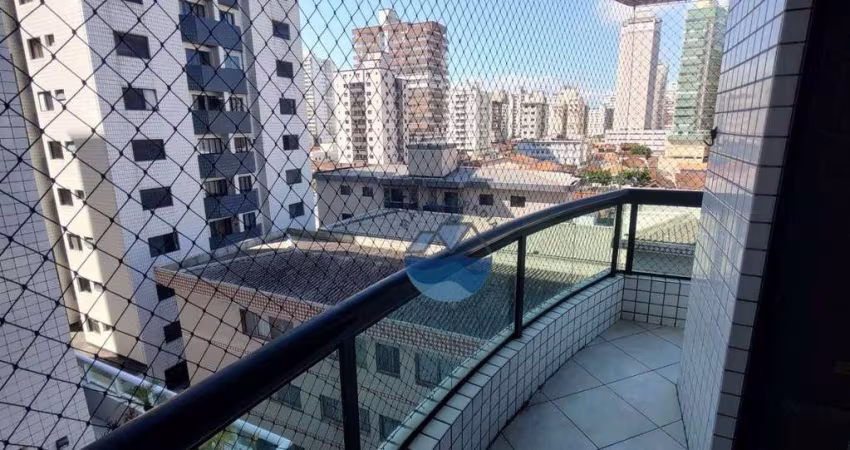 Apartamento com 2 dormitórios à venda, 65 m² por R$ 400.000,00 - Vila Guilhermina - Praia Grande/SP