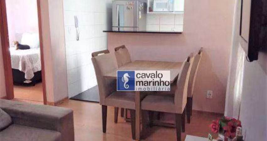 Apartamento com 2 dormitórios à venda, 44 m² por R$ 160.000,00 - Jardim Silvio Passalacqua - Ribeirão Preto/SP