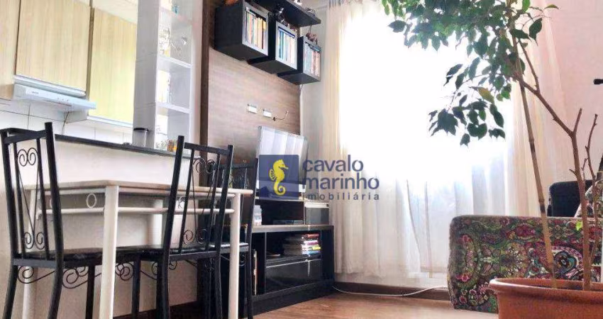 Apartamento com 2 dormitórios à venda, 48 m² por R$ 165.000,00 - Parque dos Lagos - Ribeirão Preto/SP