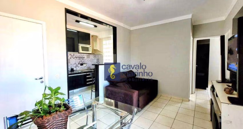 Apartamento com 2 dormitórios à venda, 48 m² por R$ 260.000 - Ipiranga - Ribeirão Preto/SP