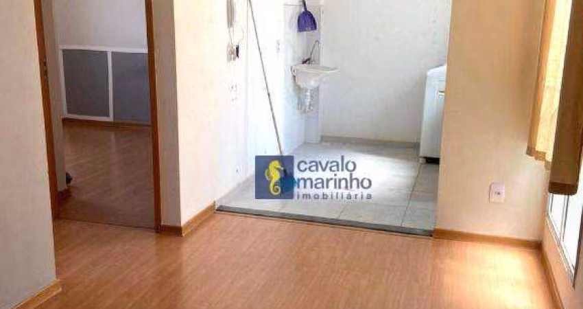 Apartamento com 2 dormitórios à venda, 40 m² por R$ 140.000 - Jardim Ouro Branco - Ribeirão Preto/SP