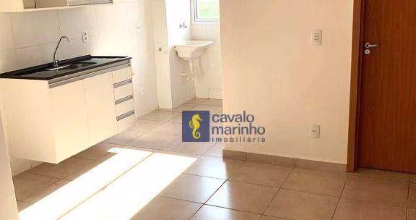Apartamento com 2 dormitórios, 43 m² - venda por R$ 220.000,00 ou aluguel por R$ 1.391,70/mês - Terras de Santa Martha - Bonfim Paulista - Ribeirão Preto/SP