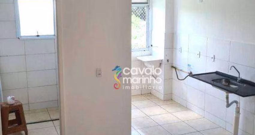 Apartamento com 2 dormitórios à venda, 43 m² por R$ 130.000 - Valentina Figueiredo - Ribeirão Preto/SP