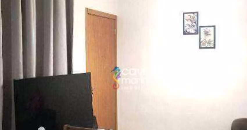 Apartamento com 2 dormitórios à venda, 44 m² por R$ 180.000 - Reserva real - Ribeirão Preto/SP