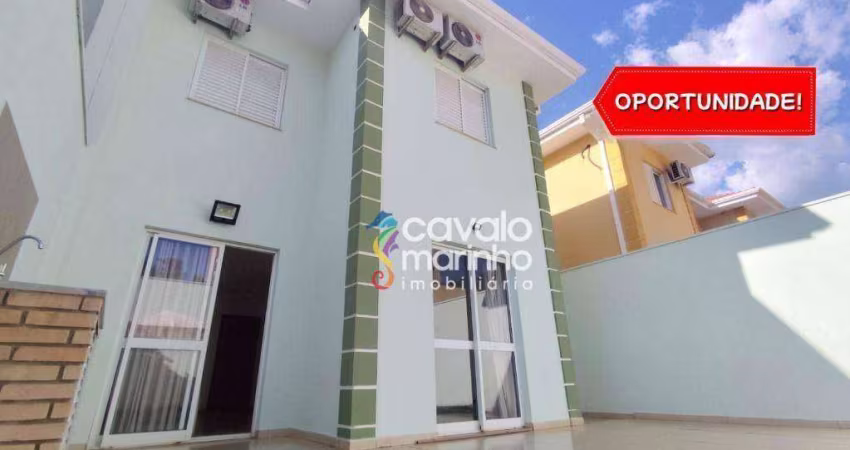 Casa com 3 dormitórios para alugar, 96 m² por R$ 3.601,00/mês - Condomínio Turmalina - Ribeirão Preto/SP