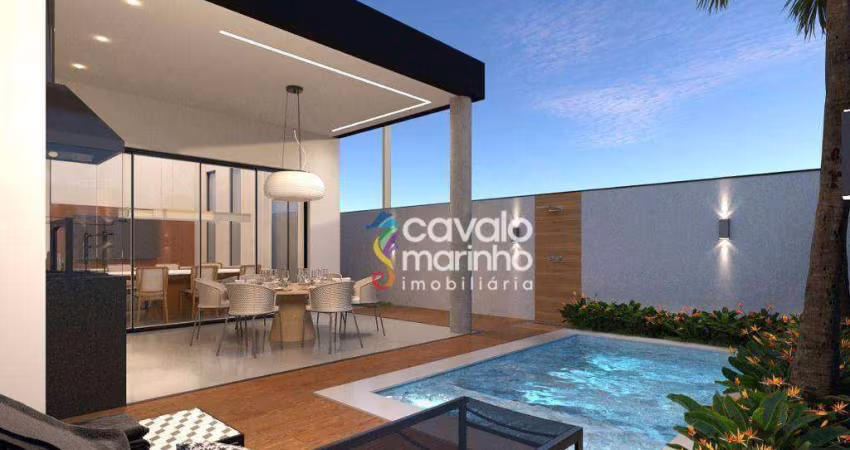 Casa com 3 dormitórios à venda, 203 m² por R$ 1.970.000,00 - Condomínio Quinta dos Ventos  - Ribeirão Preto/SP