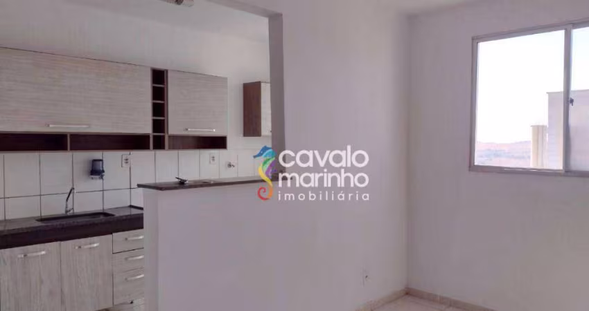 Apartamento com 2 dormitórios à venda, 47 m² por R$ 180.000 - Condomínio Mirante Sul - Ribeirão Preto/SP