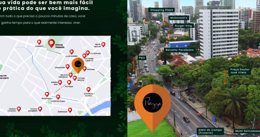 3 Quartos, 2 Vagas, 105m² Excelente Localização no Parnamirim