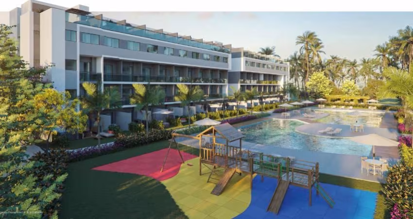 Praia dos Carneiros - Apartamento para venda com 72m², 2 quartos e 1 vaga