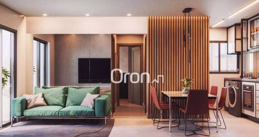 Apartamento com 2 dormitórios à venda, 53 m² por R$ 353.000,00 - Parque das Nações - Aparecida de Goiânia/GO