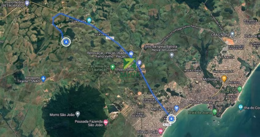 Chácara à venda em Rio Dourado, Casimiro de Abreu, com 80.667 m² de área! Venha conferir!