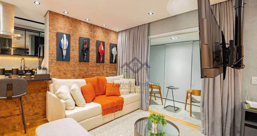 Apartamento com 1 dormitório à venda, 52 m² por R$ 875.000 - Alphaville Conde II - Barueri/SP