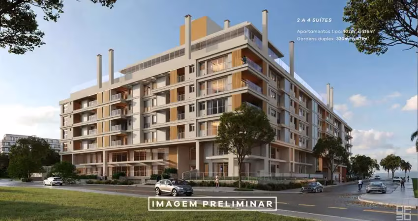 Apartamento para Venda em Florianópolis, Praia Brava, 2 dormitórios, 2 suítes, 3 banheiros, 2 vagas