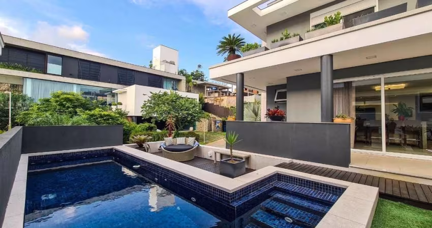 Casa para Venda em Florianópolis, Cacupé, 4 dormitórios, 3 suítes, 4 banheiros, 10 vagas