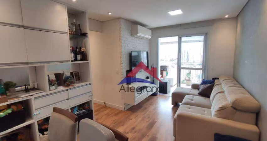 Apartamento com 3 dormitórios para alugar, 74 m² por R$ 4.420,00/mês - Tatuapé - São Paulo/SP