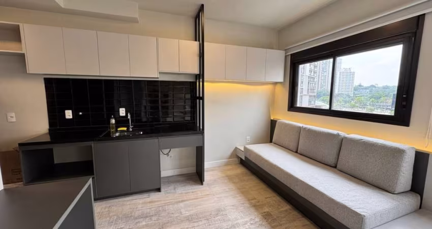 Studio Brooklin, 30m2, totalmente mobiliado