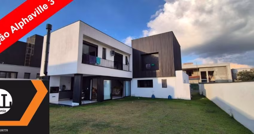 Casa sobrado para locação no Alphaville Nova Esplanada 3 com 3 suítes, pacote com IPTU e Condomínio 13.000,00